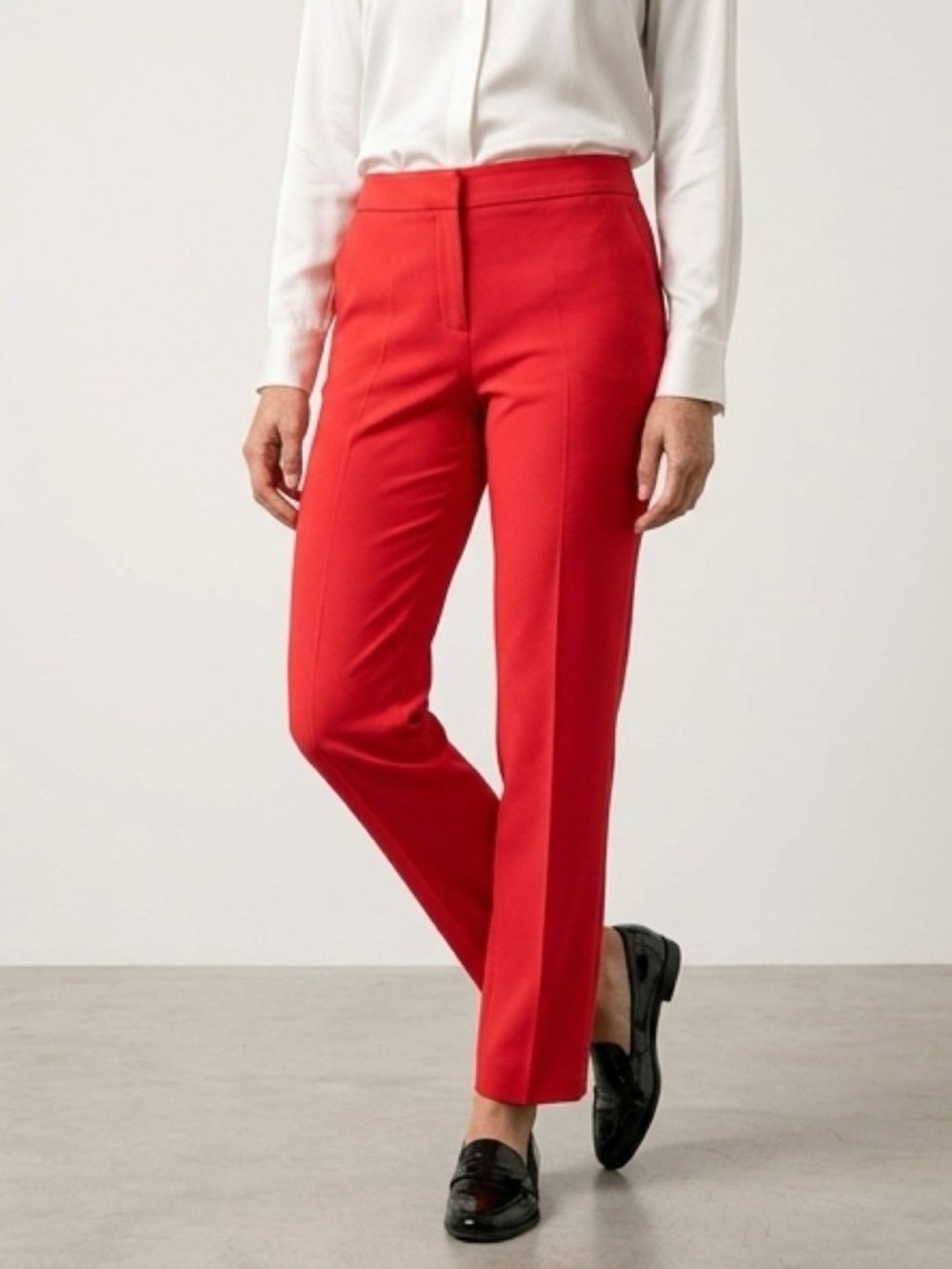 Lafayette 148 New York Cropped Manhattan Pant Corral size 2